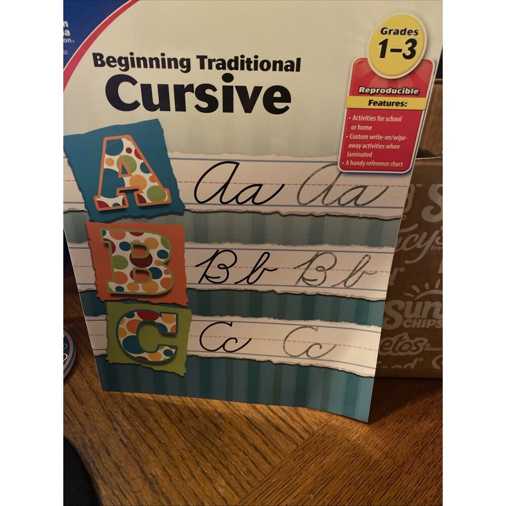 Beginning Traditional Cursive, Grades 1 - 3 by Carson Dellosa Education...